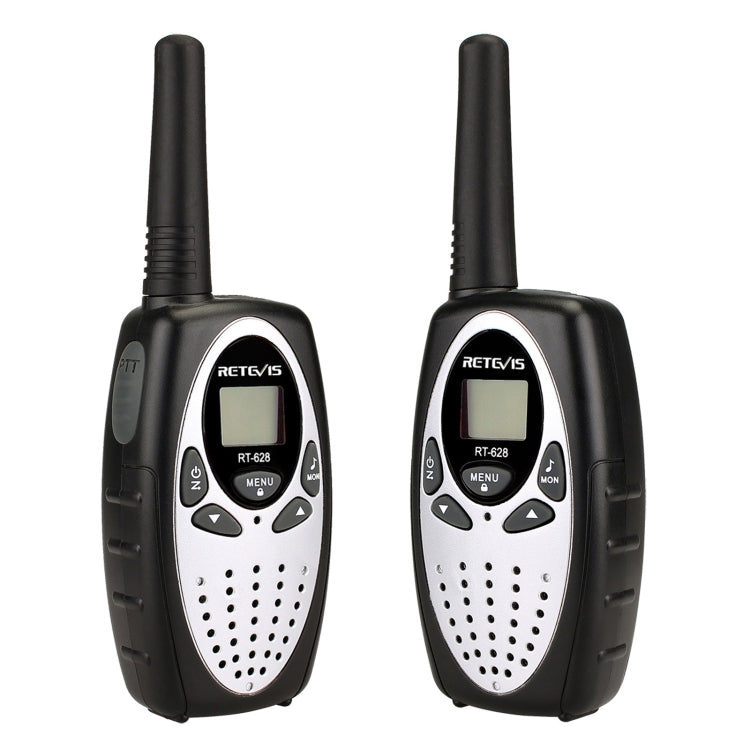 1 cặp bộ đàm cầm tay RETEVIS RT628 công suất 0.5W tần số Mỹ 462.550-467.7125MHz 22 kênh cho trẻ em, RT628 (Màu đen), RT628 (Màu trắng), RT628 (Màu đỏ)