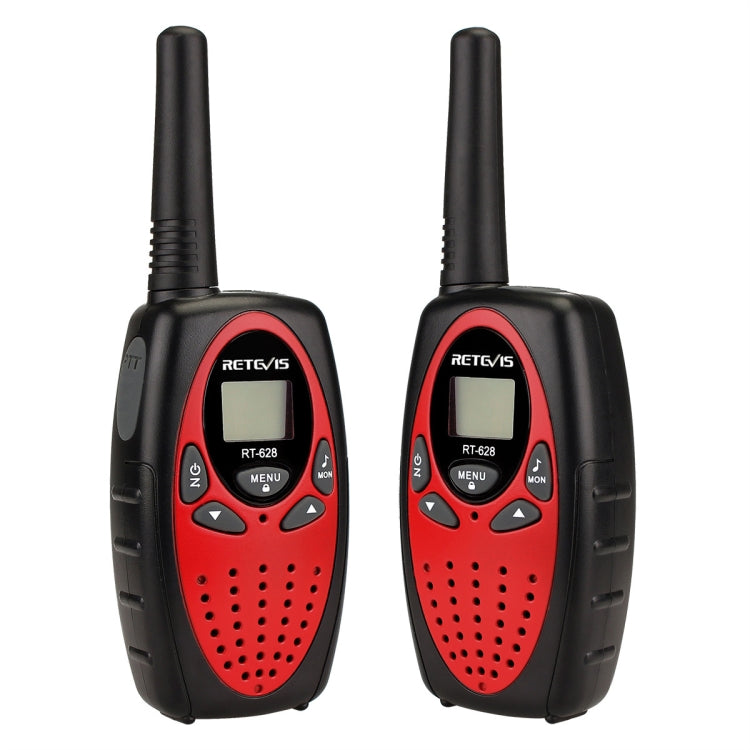 1 cặp bộ đàm cầm tay RETEVIS RT628 công suất 0.5W tần số Mỹ 462.550-467.7125MHz 22 kênh cho trẻ em, RT628 (Màu đen), RT628 (Màu trắng), RT628 (Màu đỏ)