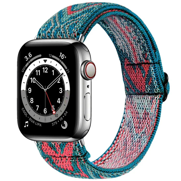 Dây đồng hồ co giãn, dành cho Apple Watch Series 7 45mm / 6 & SE & 5 & 4 44mm / 3 & 2 & 1 42mm, Apple Watch Series 7 41mm / 6 & SE & 5 & 4 40mm / 3 & 2 & 1 38mm, Apple Watch Series 7 45mm / 6 & SE & 5 & 4 44mm / 3 & 2 & 1 42mm