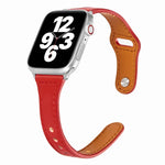 Dây đồng hồ da mỏng khóa ngược hình chữ T đa năng, dành cho Apple Watch Ultra 49mm / Series 8&7 45mm / SE 2&6&SE&5&4 44mm / 3&2&1 42mm, Apple Watch Series 8&7 41mm / SE 2&6&SE&5&4 40mm / 3&2&1 38mm