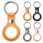 Vỏ Bọc Da Bò Lớp Trên Chống Trầy Kèm Móc Khóa Có Thể Thay Đổi Cho AirTag Thế Hệ 2 / AirTag Thế Hệ 1