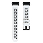 For Garmin Fenix 6X Two-color Silicone Quick Release Replacement Strap Watchband, For Garmin Fenix 6X