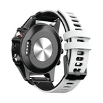 For Garmin Fenix 6X Two-color Silicone Quick Release Replacement Strap Watchband, For Garmin Fenix 6X