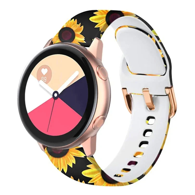 Dây đeo đồng hồ thay thế in silicone, Dành cho Samsung Galaxy Watch 42mm, Dành cho Samsung Galaxy Watch 46mm
