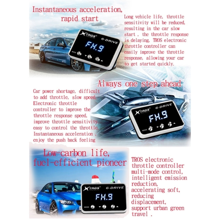 TROS TS-6Drive Potent Booster Electronic Throttle Controller, For Chevrolet Captiva 2018-, For Chevrolet Captiva 2007-2017, For Chevrolet Camaro 2010-2015, For Chevrolet Camaro 2016-, For Subaru Impreza 2006-