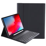 YT11B Ốp da bàn phím Bluetooth màu kẹo có kết cấu cảm giác da và phím tròn tháo rời cho iPad Air 4 2020 / Air 5 2022 / Pro 11 inch 2022 / 2021 / 2020 / 2018 (Trắng băng), Cho iPad Air 11 2024 / 2025 / Air 2020 10.9