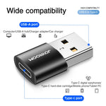 JOYROOM S-H152 Adapter OTG USB đực sang USB-C / Type-C cái 3A, S-H152