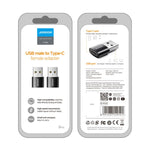 JOYROOM S-H152 Adapter OTG USB đực sang USB-C / Type-C cái 3A, S-H152