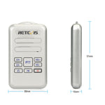 Bộ đàm mini FM hai chiều RETEVIS RT20 2W 400-470MHz 16 kênh, RT20 phích cắm Mỹ, RT20 phích cắm EU