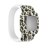 For Garmin Vivofit JR3 No Buckle Silicone Printing Replacement Watchband, S, L