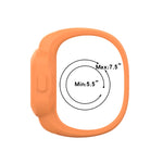 For Garmin Vivofit JR3 No Buckle Silicone Pure Color Replacement Watchband, S, L