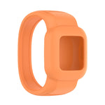 For Garmin Vivofit JR3 No Buckle Silicone Pure Color Replacement Watchband, S, L