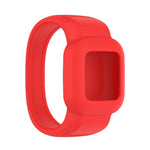 For Garmin Vivofit JR3 No Buckle Silicone Pure Color Replacement Watchband, S, L
