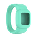 For Garmin Vivofit JR3 No Buckle Silicone Pure Color Replacement Watchband, S, L