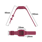 For Garmin Vivofit JR3 Silicone Pure Color Replacement Watchband