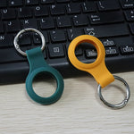 Ốp silicone có vòng móc khóa cho AirTag thế hệ 2 / AirTag thế hệ 1