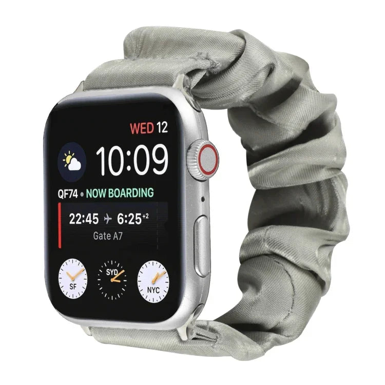 Dây đồng hồ vải họa tiết vỏ sò, dành cho Apple Watch Ultra 49mm / Series 8&7 45mm / SE 2&6&SE&5&4 44mm / 3&2&1 42mm, Apple Watch Series 8&7 41mm / SE 2&6&SE&5&4 40mm / 3&2&1 38mm