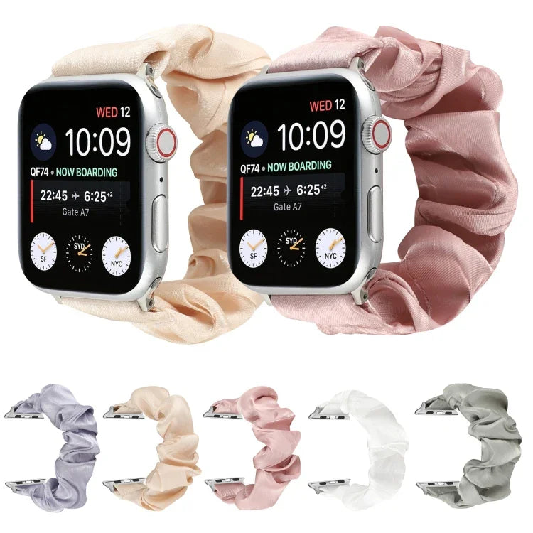 Dây đồng hồ vải họa tiết vỏ sò, dành cho Apple Watch Ultra 49mm / Series 8&7 45mm / SE 2&6&SE&5&4 44mm / 3&2&1 42mm, Apple Watch Series 8&7 41mm / SE 2&6&SE&5&4 40mm / 3&2&1 38mm
