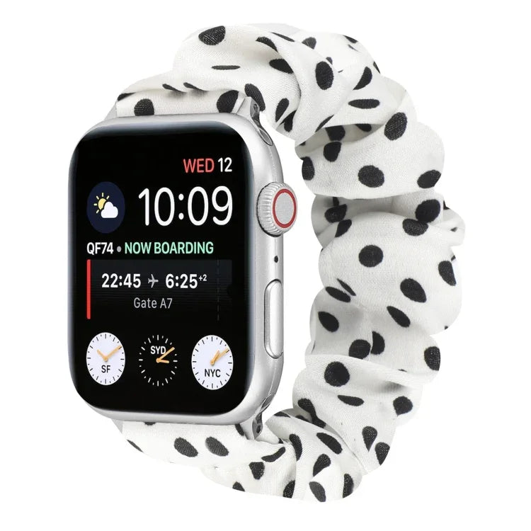 Dây đồng hồ vải họa tiết chấm bi, dành cho Apple Watch Ultra 49mm / Series 8&7 45mm / SE 2&6&SE&5&4 44mm / 3&2&1 42mm, Apple Watch Series 8&7 41mm / SE 2&6&SE&5&4 40mm / 3&2&1 38mm, Apple Watch Series 7 41mm / 6 & SE & 5 & 4 40mm / 3 & 2 & 1 38mm