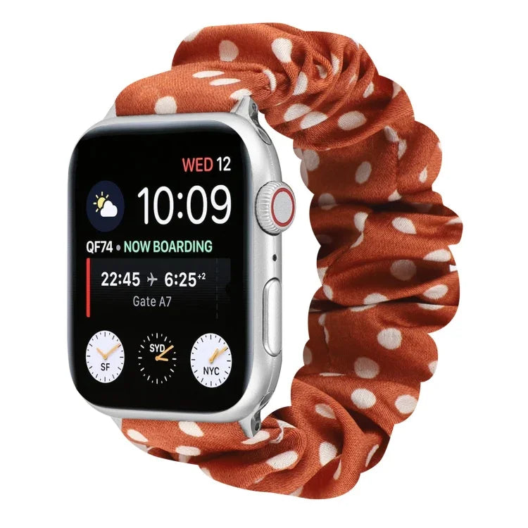 Dây đồng hồ vải họa tiết chấm bi, dành cho Apple Watch Ultra 49mm / Series 8&7 45mm / SE 2&6&SE&5&4 44mm / 3&2&1 42mm, Apple Watch Series 8&7 41mm / SE 2&6&SE&5&4 40mm / 3&2&1 38mm, Apple Watch Series 7 41mm / 6 & SE & 5 & 4 40mm / 3 & 2 & 1 38mm