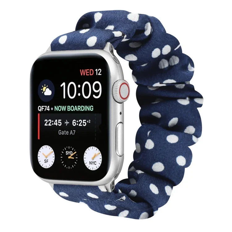 Dây đồng hồ vải họa tiết chấm bi, dành cho Apple Watch Ultra 49mm / Series 8&7 45mm / SE 2&6&SE&5&4 44mm / 3&2&1 42mm, Apple Watch Series 8&7 41mm / SE 2&6&SE&5&4 40mm / 3&2&1 38mm, Apple Watch Series 7 41mm / 6 & SE & 5 & 4 40mm / 3 & 2 & 1 38mm