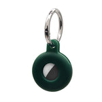 Hollow Anti-scratch Silicone Shockproof Protective Cover Case with Keychain Hook Loop, For AirTag