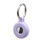 Hollow Anti-scratch Silicone Shockproof Protective Cover Case with Keychain Hook Loop, For AirTag