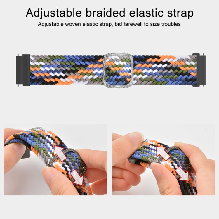 Dây đồng hồ thay thế đàn hồi bện nylon có thể điều chỉnh, Dành cho Samsung Galaxy Watch Active2 40mm, Dành cho Samsung Galaxy Watch Active, Dành cho Samsung Galaxy Watch Active2 44mm