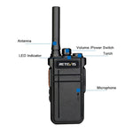Bộ đàm cầm tay Bluetooth RETEVIS RB637 EU Tần số PMR446 16 kênh không cần giấy phép, RB637