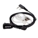 Microphone loa PTT 2 chân RETEVIS C9003 ống âm thanh tai nghe trong tai, C9003