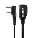 Microphone loa PTT 2 chân RETEVIS C9003 ống âm thanh tai nghe trong tai, C9003