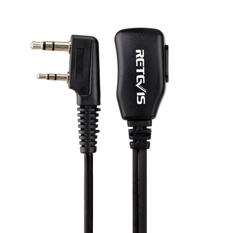 Microphone loa PTT 2 chân RETEVIS C9003 ống âm thanh tai nghe trong tai, C9003