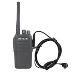 Microphone loa PTT 2 chân RETEVIS C9003 ống âm thanh tai nghe trong tai, C9003