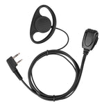 Tai nghe micro móc tai 2 chân D-type RETEVIS RE-3224 K cho H777/RT21/RT22/RT24/RT1/RT3/RT81, RE-3224