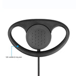 Tai nghe micro móc tai 2 chân D-type RETEVIS RE-3224 K cho H777/RT21/RT22/RT24/RT1/RT3/RT81, RE-3224