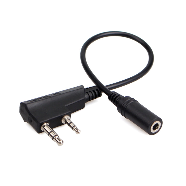 Cáp chuyển đổi tai nghe âm thanh điện thoại di động RETEVIS TCK01 Kenwood 2 chân sang 3.5mm cái cho RT21/RT22/RT24/RT7/RT27/H777, TCK01