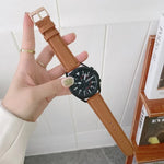 Dây Đeo Đồng Hồ Thay Thế Da Vân Vải Litchi May, Dành Cho Samsung Galaxy Watch Active2 44mm, Dành Cho Samsung Galaxy Watch Active