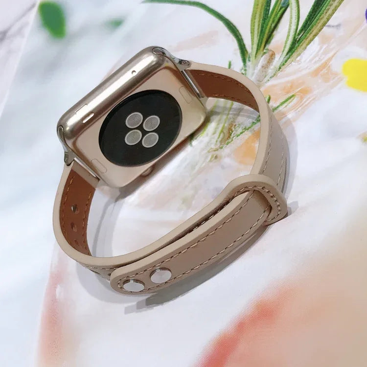 Dây thay thế da đinh đôi, Dành cho Apple Watch Series 7 41mm / & 6 & SE & 5 & 4 40mm, Dành cho Apple Watch Series 7 45mm / & 6 & SE & 5 & 4 44mm