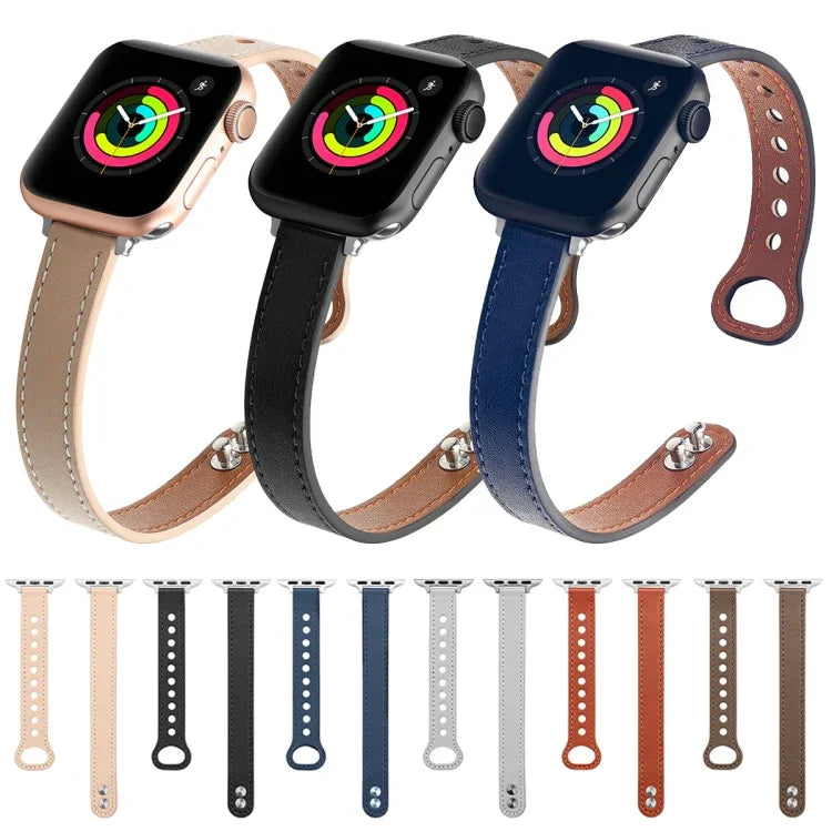 Dây thay thế da đinh đôi, Dành cho Apple Watch Series 7 41mm / & 6 & SE & 5 & 4 40mm, Dành cho Apple Watch Series 7 45mm / & 6 & SE & 5 & 4 44mm