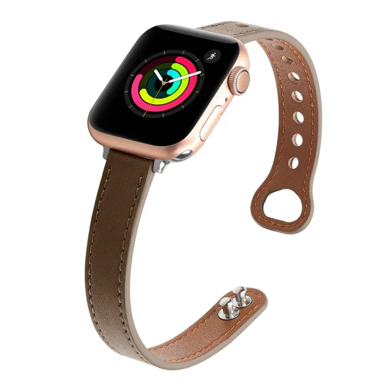 Dây thay thế da đinh đôi, Dành cho Apple Watch Series 7 41mm / & 6 & SE & 5 & 4 40mm, Dành cho Apple Watch Series 7 45mm / & 6 & SE & 5 & 4 44mm