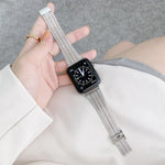 Dây thay thế thép bảy hạt phối màu, Dành cho Apple Watch Series 7 41mm / & 6 & SE & 5 & 4 40mm, Dành cho Apple Watch Series 7 45mm / & 6 & SE & 5 & 4 44mm