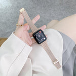 Dây thay thế thép bảy hạt phối màu, Dành cho Apple Watch Series 7 41mm / & 6 & SE & 5 & 4 40mm, Dành cho Apple Watch Series 7 45mm / & 6 & SE & 5 & 4 44mm