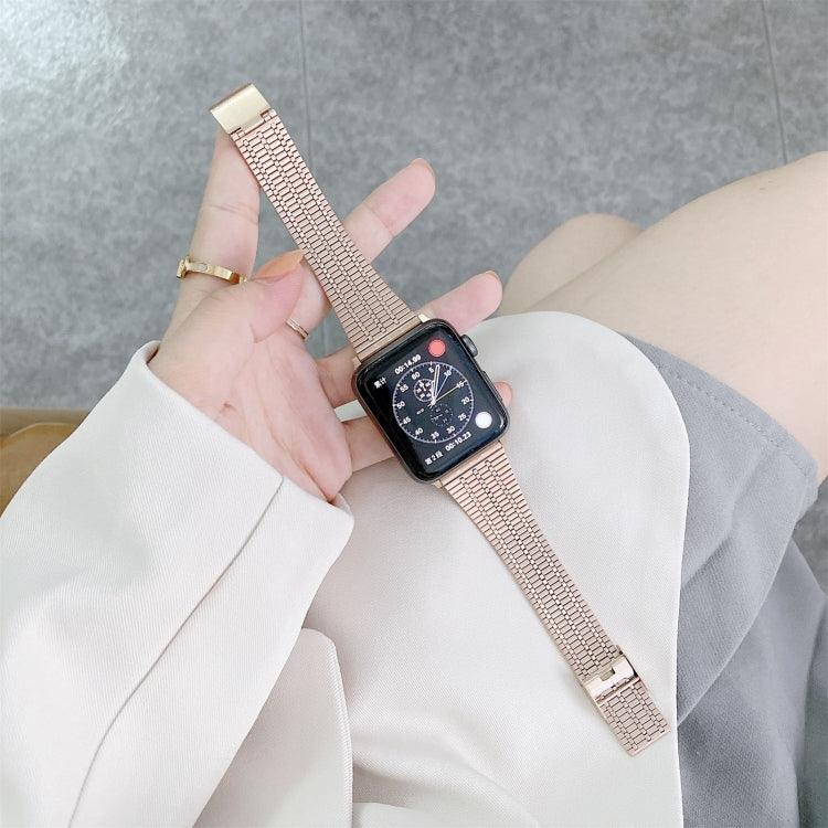 Dây thay thế thép bảy hạt phối màu, Dành cho Apple Watch Series 7 41mm / & 6 & SE & 5 & 4 40mm, Dành cho Apple Watch Series 7 45mm / & 6 & SE & 5 & 4 44mm
