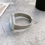 Dây thay thế thép kiểu khóa cài, Dành cho Apple Watch Series 7 41mm / & 6 & SE & 5 & 4 40mm, Dành cho Apple Watch Series 7 45mm / & 6 & SE & 5 & 4 44mm