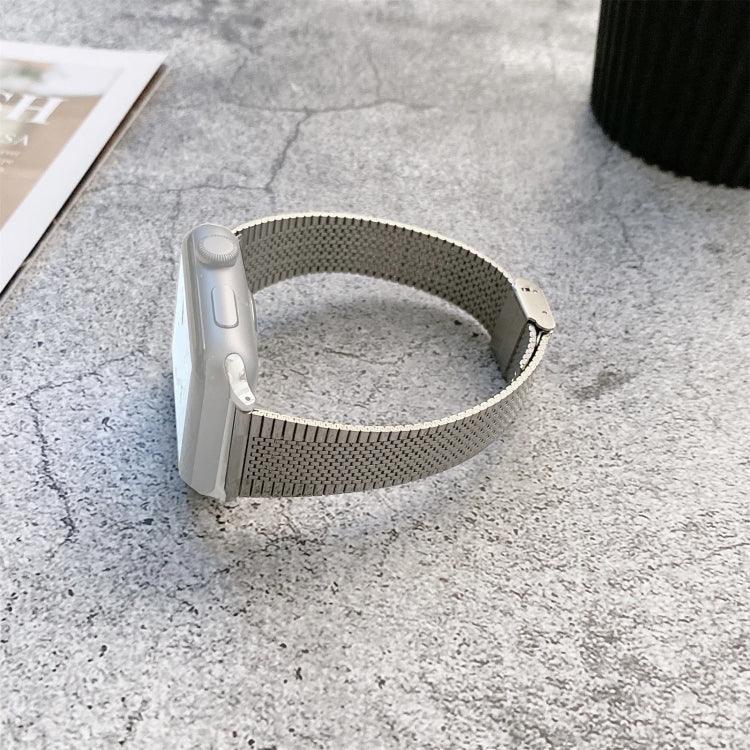Dây thay thế thép kiểu khóa cài, Dành cho Apple Watch Series 7 41mm / & 6 & SE & 5 & 4 40mm, Dành cho Apple Watch Series 7 45mm / & 6 & SE & 5 & 4 44mm