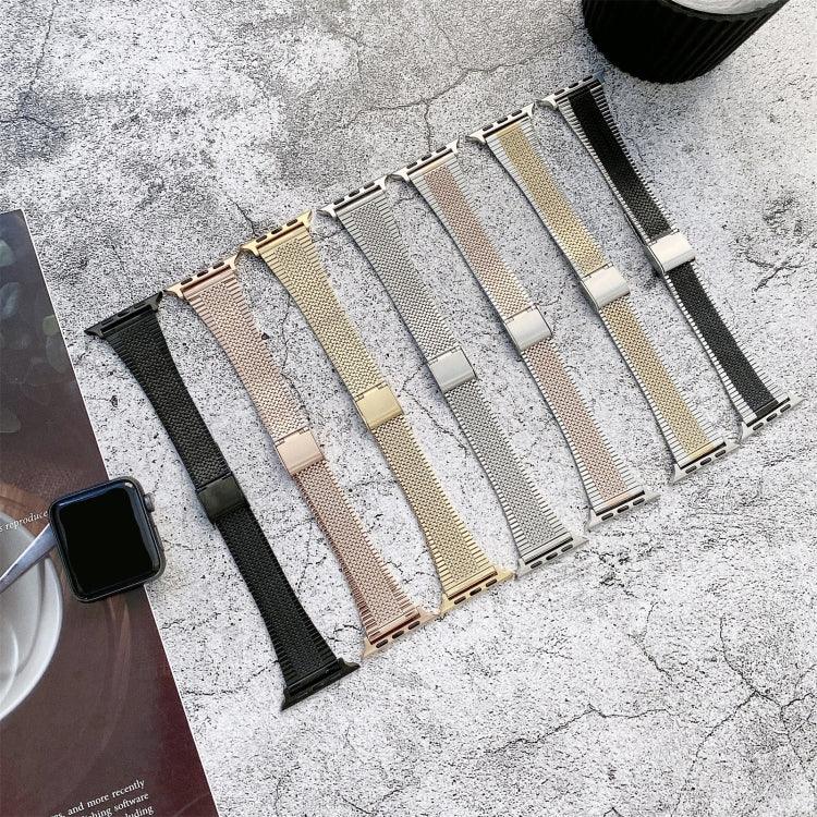 Dây thay thế thép kiểu khóa cài, Dành cho Apple Watch Series 7 41mm / & 6 & SE & 5 & 4 40mm, Dành cho Apple Watch Series 7 45mm / & 6 & SE & 5 & 4 44mm