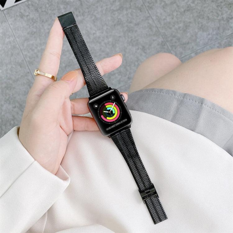 Dây thay thế thép hai sọc, Dành cho Apple Watch Series 7 41mm / & 6 & SE & 5 & 4 40mm, Dành cho Apple Watch Series 7 45mm / & 6 & SE & 5 & 4 44mm
