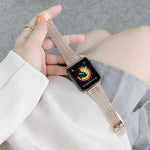 Dây thay thế thép hai sọc, Dành cho Apple Watch Series 7 41mm / & 6 & SE & 5 & 4 40mm, Dành cho Apple Watch Series 7 45mm / & 6 & SE & 5 & 4 44mm