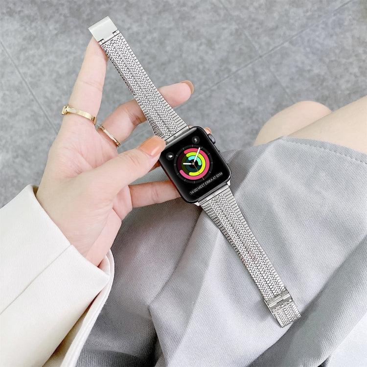 Dây thay thế thép hai sọc, Dành cho Apple Watch Series 7 41mm / & 6 & SE & 5 & 4 40mm, Dành cho Apple Watch Series 7 45mm / & 6 & SE & 5 & 4 44mm