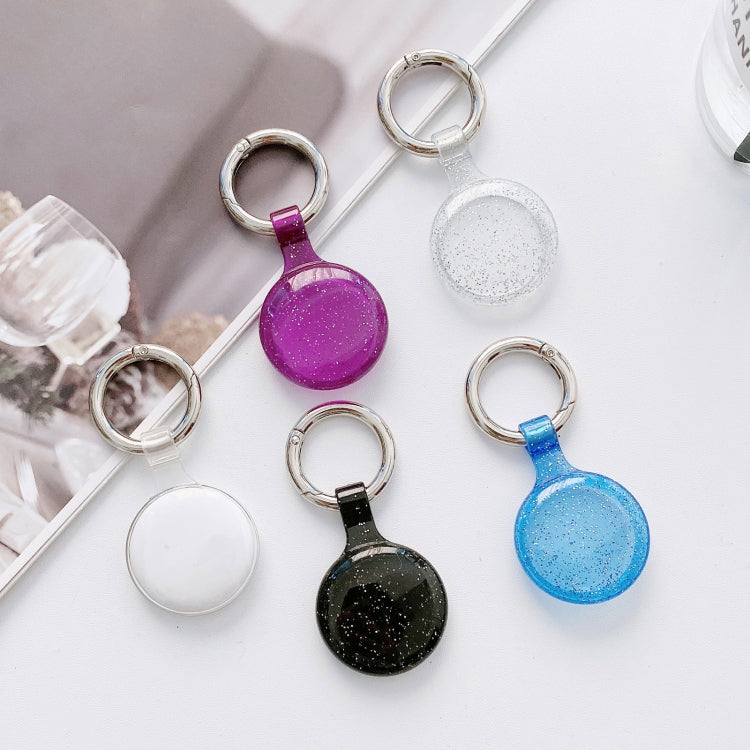 Ốp bảo vệ trong suốt TPU chống sốc, chống trầy xước có móc khóa, dành cho AirTag